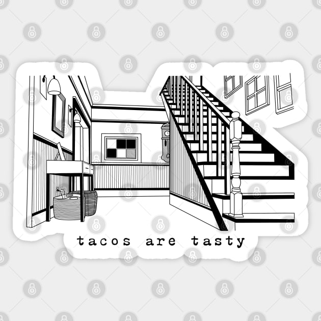 Stairs 1/2, Tacos Are Tasty Sticker by slomotionworks